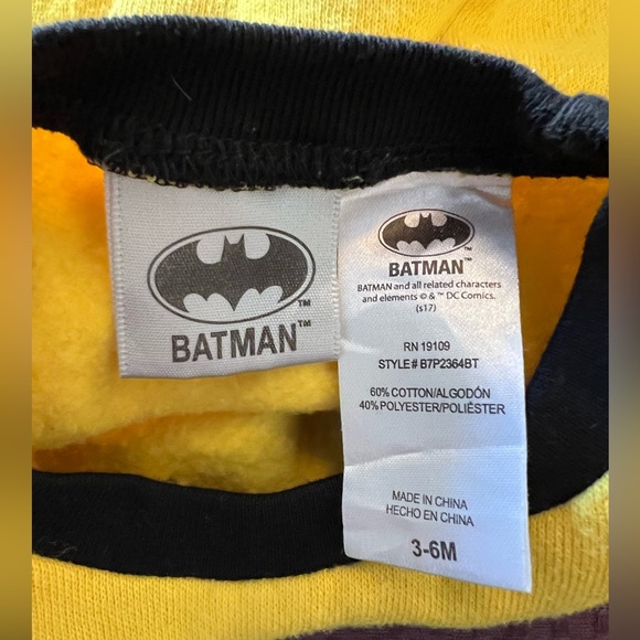 Infant Boys Batman Sweatshirt - Picture 5 of 5
